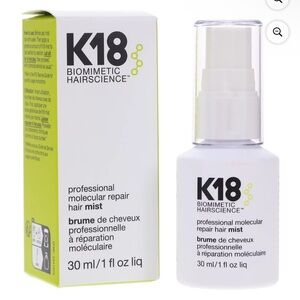 NWT K18 Professional Molecular Repair Mist Repair Mist Hair Spray with 1 oz
